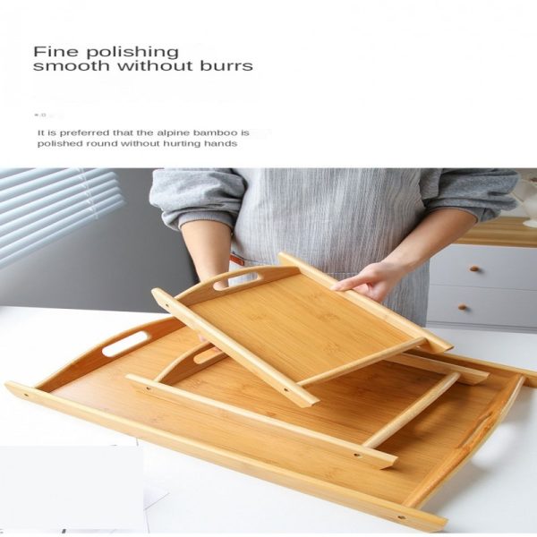 3 Pcs Wooden Serving Tray Set – Best Quality Kitchen & Home Tray Collection