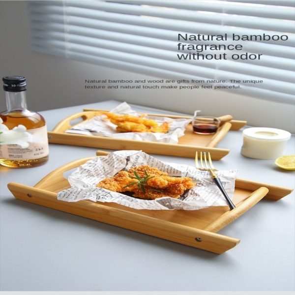 3 Pcs Wooden Serving Tray Set – Best Quality Kitchen & Home Tray Collection
