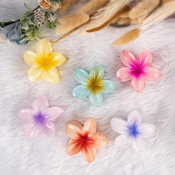 1 Pc Flower Hair Clip – Colorful Hair Accessory for Girls & Women (Random)