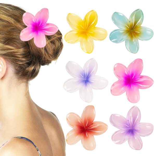 1 Pc Flower Hair Clip – Colorful Hair Accessory for Girls & Women (Random)