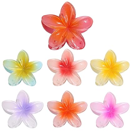 1 Pc Flower Hair Clip – Colorful Hair Accessory for Girls & Women (Random)