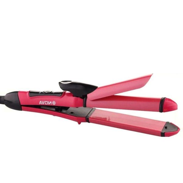Nova 2-in-1 Hair Straightener & Curler for Women – Quick Heat Ceramic NH-2009