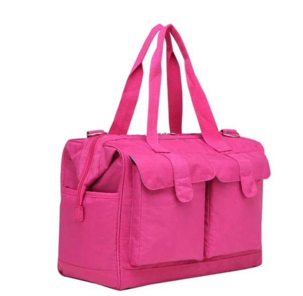 6pcs Baby Diaper Bag Set โ Mummy Changing Handbag with Storage & Bottle Holder