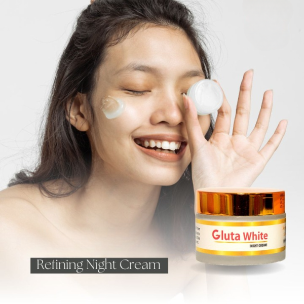 Gluta White Extreme Lightening & Anti-Aging Cream – Day & Night Use – 50g