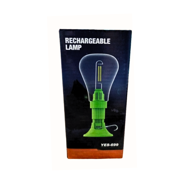 LED Rechargeable Lamp | Portable Lantern Bulb with Hanging Hook – Random Color