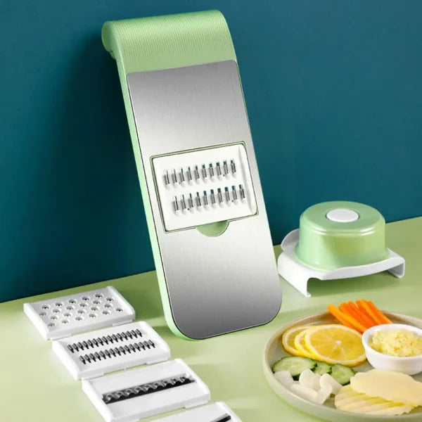 Multifunctional Vegetable Cutter & Grater – Slicer, Shredder, Peeler Tool