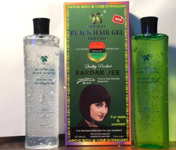 New Sardar Jee Black Hair Color Gel – 2 x 500ml | Long-Lasting Natural Black Shine