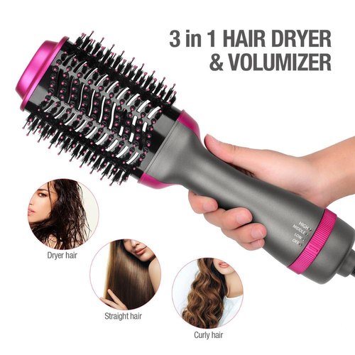 One Step Hair Dryer & Styler Brush โ 2-in-1 Blow Dryer for Smooth Styling