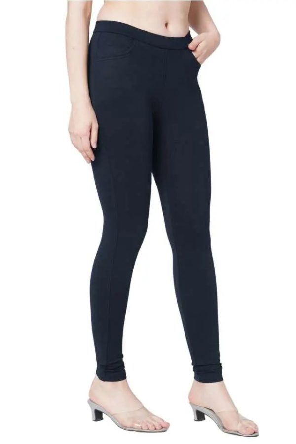 PAck of 2 Stretchable Tights for Women – Black & White Flexible Daily Wear