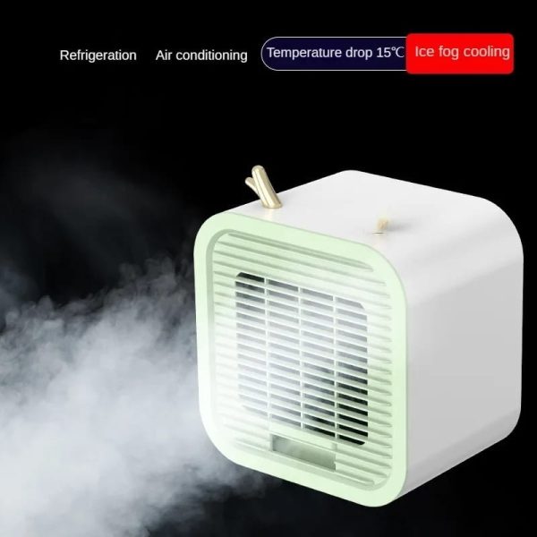 Portable Desktop AC Fan – USB Rechargeable 3-Speed Fast Cooling Fan (Random)