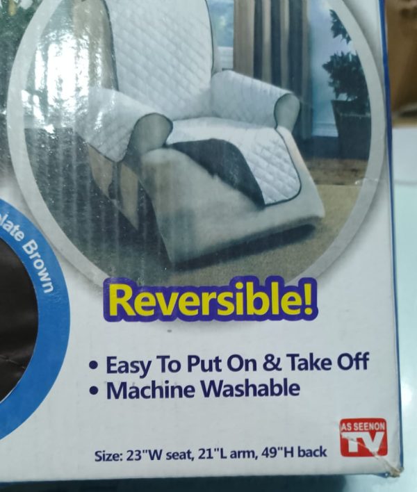 Reversible Washable Sofa Cover – Soft Couch Protector for Home Furniture