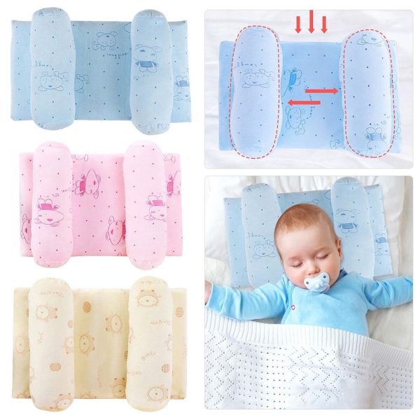 Soft Newborn Head Shaping Pillow | Flat Head Prevention & Infant Cushion
