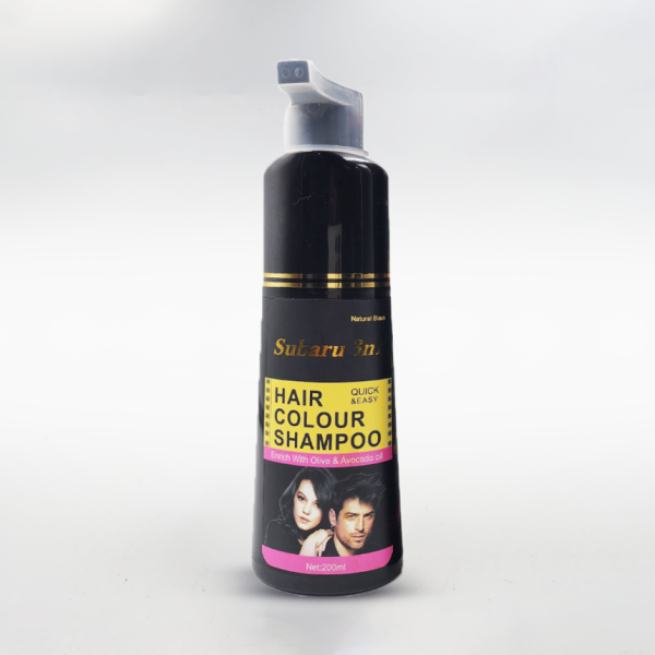 Subaru 3-in-1 Black Hair Color Shampoo โ 200ml for Men & Women | Long Lasting