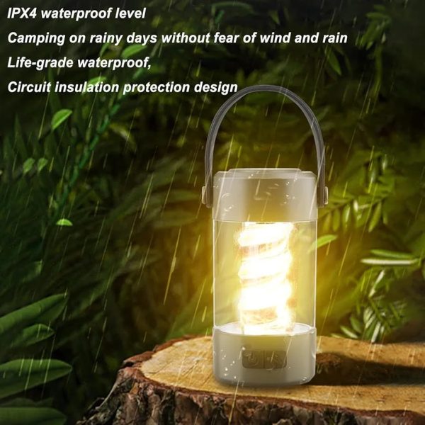 Wireless Speaker Lantern | Bluetooth Outdoor Stereo Lamp for Camping & Hiking
