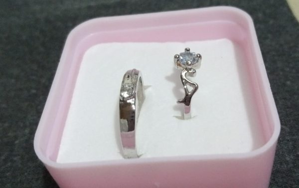 Stainless Steel Couple Rings – 1 Pair Engagement & Friendship Gift for Him & Her