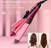 Nova 2-in-1 Hair Straightener & Curler for Women – Quick Heat Ceramic NH-2009