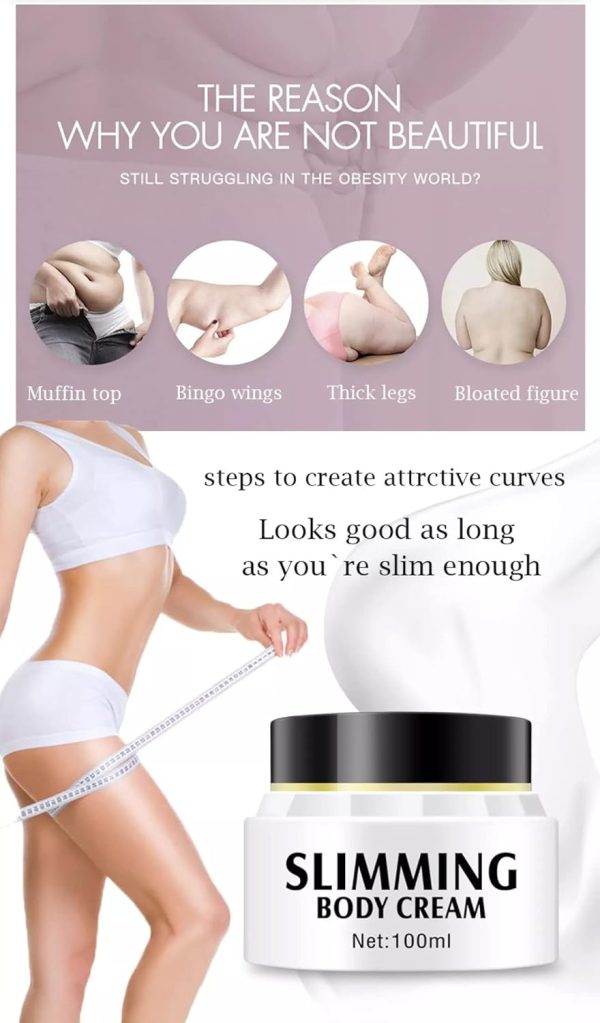 Aichun Beauty Slimming Body Cream 100ml – Fat Burning & Firming in 3 Days