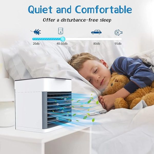 Air Ultra Mini USB Air Cooler for Women – 3-in-1 Portable AC Fan for Home & Desk