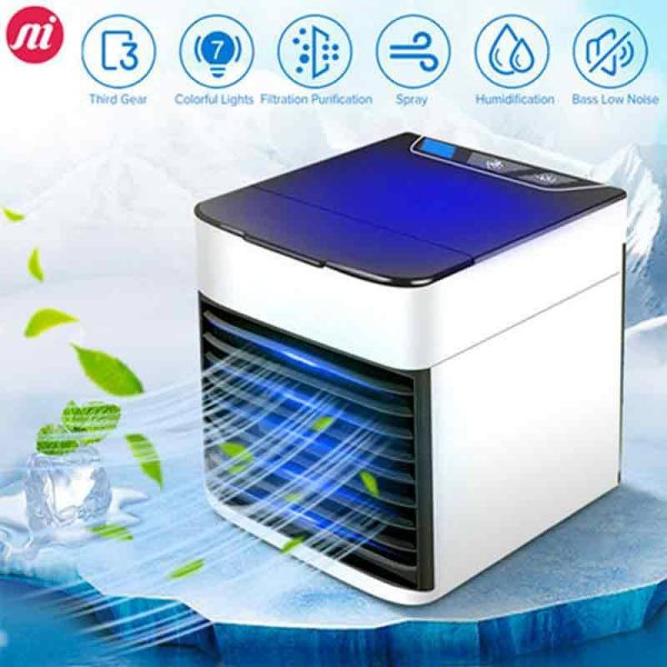 Air Ultra Mini USB Air Cooler for Women – 3-in-1 Portable AC Fan for Home & Desk