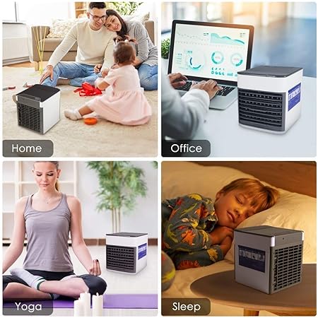 Air Ultra Mini USB Air Cooler for Women – 3-in-1 Portable AC Fan for Home & Desk