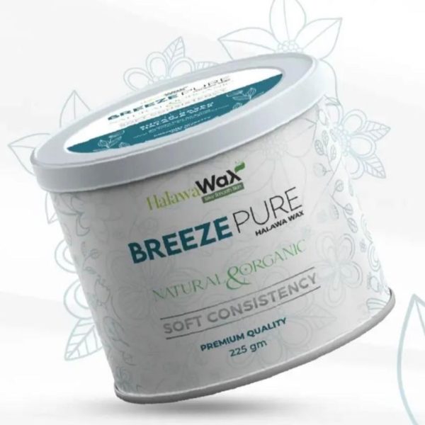 Breeze Organic Halawa Finger Wax – Pure Hair Removal Wax for Women – 225g