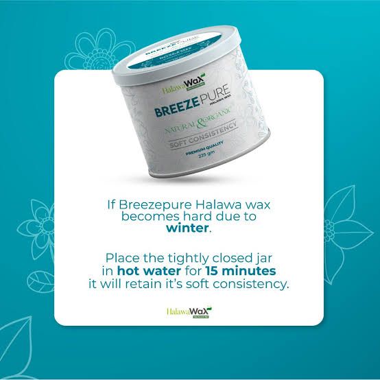 Breeze Organic Halawa Finger Wax – Pure Hair Removal Wax for Women – 225g