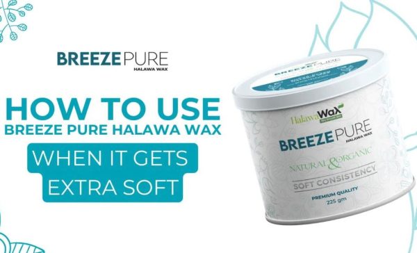 Breeze Organic Halawa Finger Wax – Pure Hair Removal Wax for Women – 225g