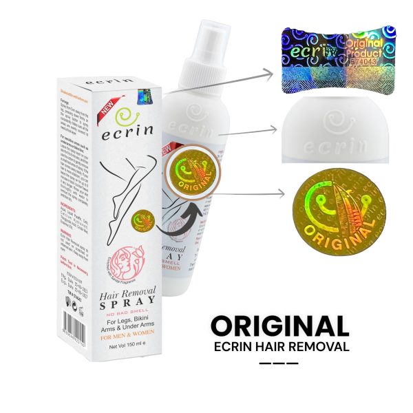 Ecrin Hair Remover Spray – Original Painless Hair Removal Spray for Women