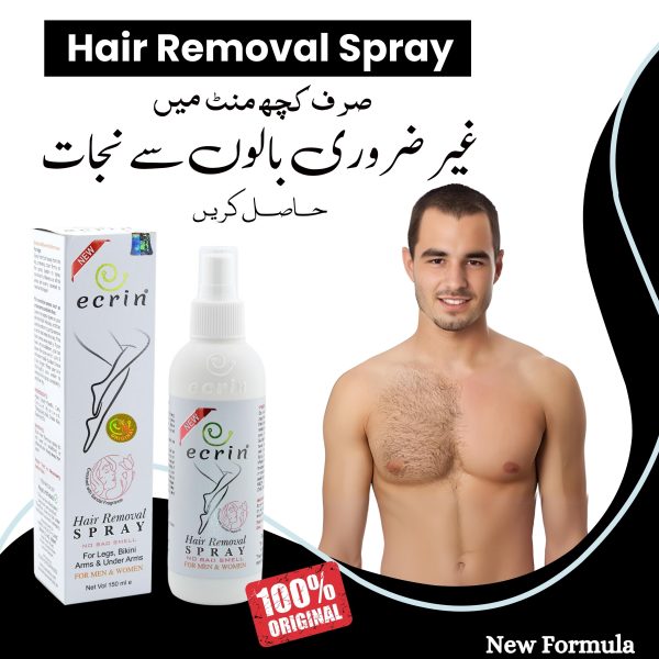 Ecrin Hair Remover Spray – Original Painless Hair Removal Spray for Women