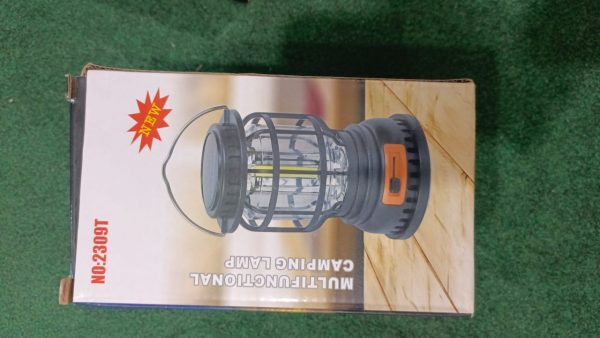 Handle LED Camping Lantern | Solar & Rechargeable Outdoor Tent Lamp – Random Color