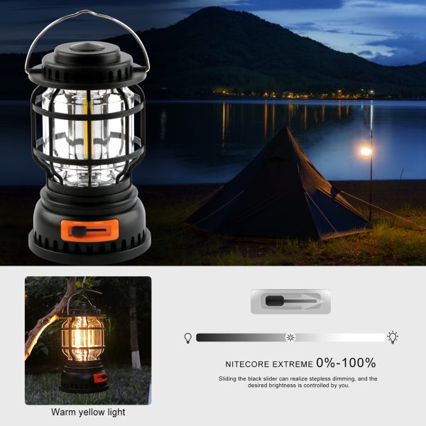 Handle LED Camping Lantern | Solar & Rechargeable Outdoor Tent Lamp – Random Color