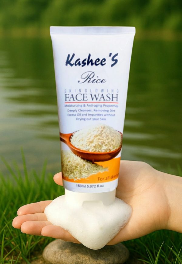 Kashee’s Rice Face Wash 150ml – Whitening & Brightening Cleanser for Women