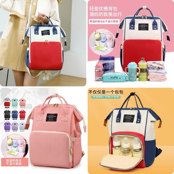 Large Mummy Backpack – Multi-Function Baby Care Nursing Bag for Moms – Unisex