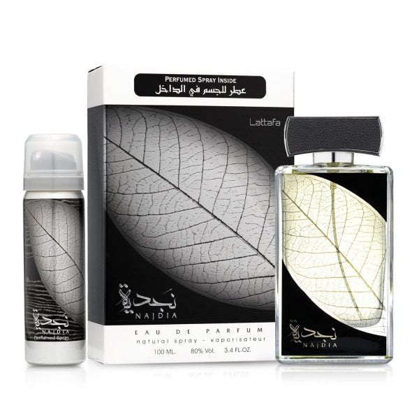 Lattafa Najdia Perfume 100ml for Unisex – With Free Small Body Spray Gift