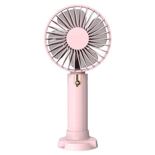 Mini USB Rechargeable Desk Fan – Quiet Volcanic Ash Design Fan for Students