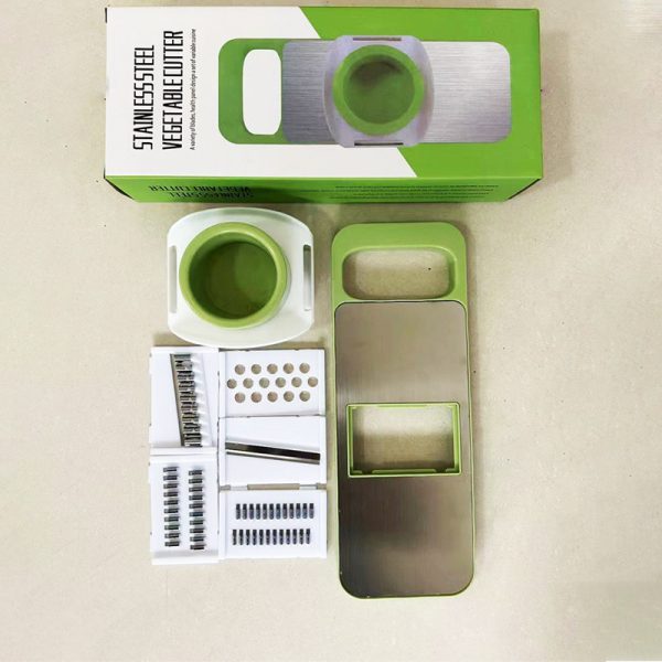 Multifunctional Vegetable Cutter & Grater – Slicer, Shredder, Peeler Tool