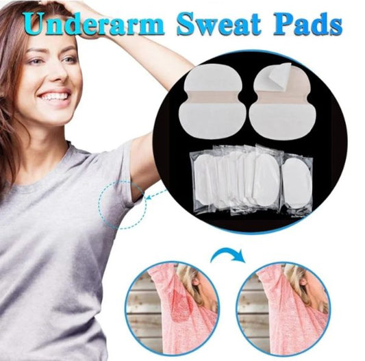 Pack of 10 Disposable Underarm Sweat Pads – Antiperspirant Armpit Shields