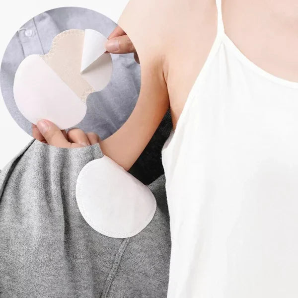 Pack of 10 Disposable Underarm Sweat Pads – Antiperspirant Armpit Shields