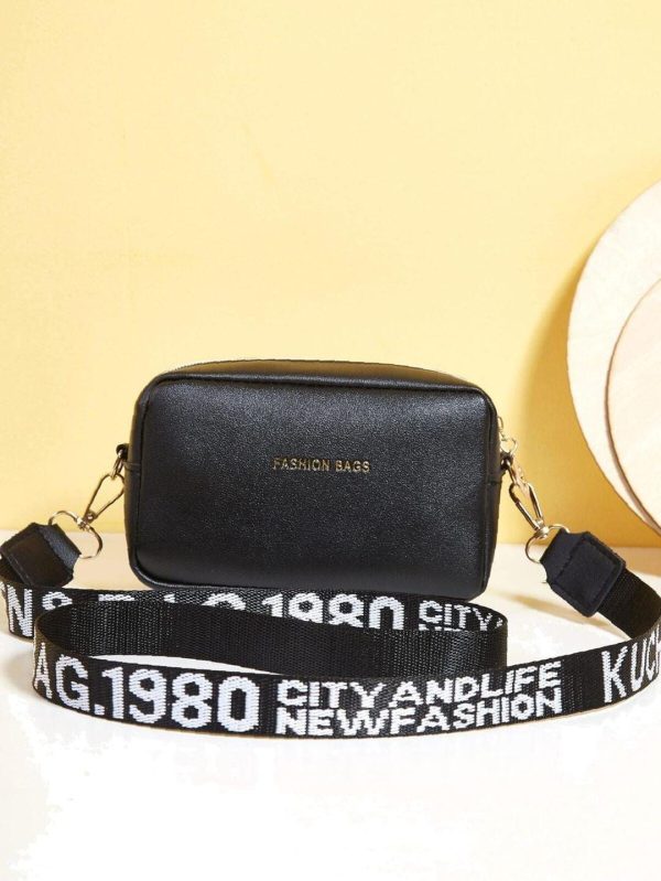 PU Leather Crossbody Bag for Women – Small Shoulder Bag with Wide Strap
