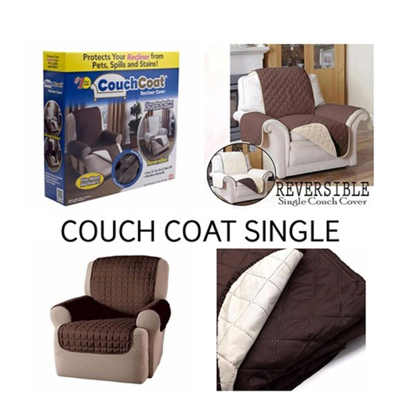 Reversible Washable Sofa Cover – Soft Couch Protector for Home Furniture