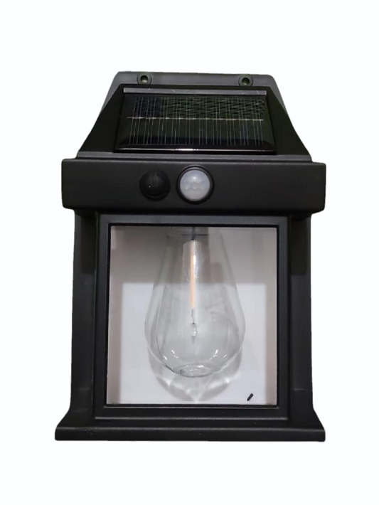 Solar Rechargeable Wall Lamp BK-888 | Waterproof Intelligent Garden Light