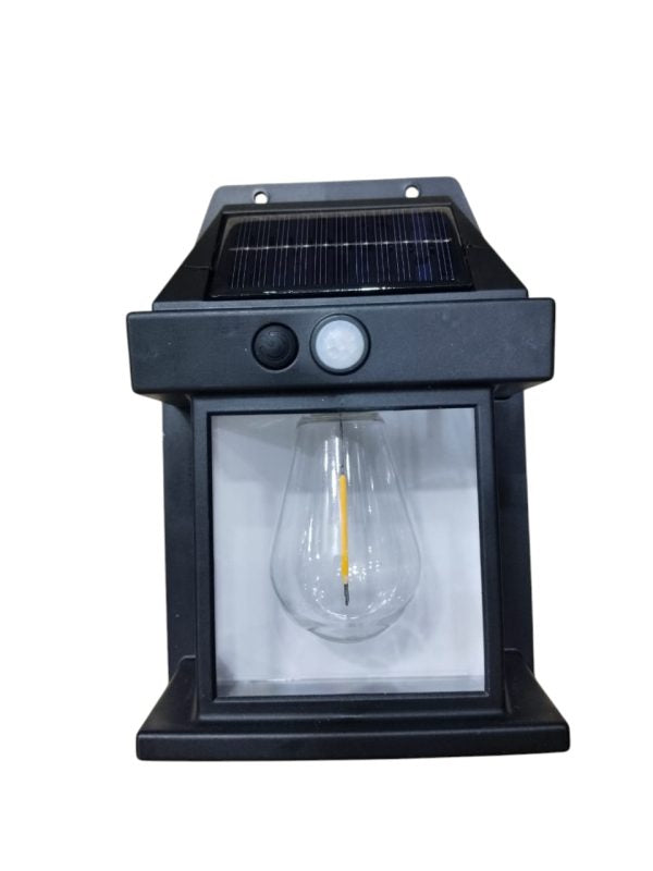 Solar Rechargeable Wall Lamp BK-888 | Waterproof Intelligent Garden Light
