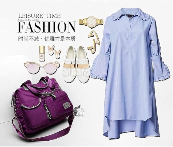 Splitter Large Shoulder Bag – Soft One-Shoulder Shopping Handbag for Women