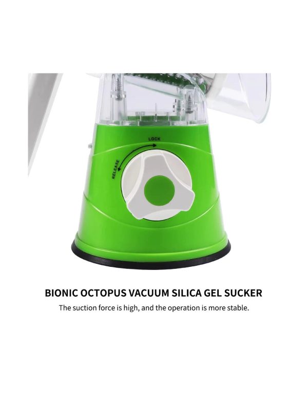 Tabletop Drum Grater – Manual Vegetable Cutter & Slicer for Kitchen (Random Color)