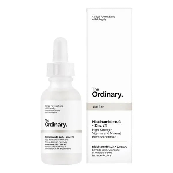 The Ordinary Niacinamide 10% + Zinc 1% Serum – Oil Control & Acne Care 30ml