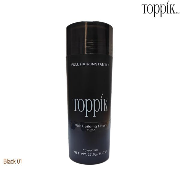 Toppik Hair Building Fiber Kit – 27.5g Fiber + Hold Spray + Applicator + Hairline Comb
