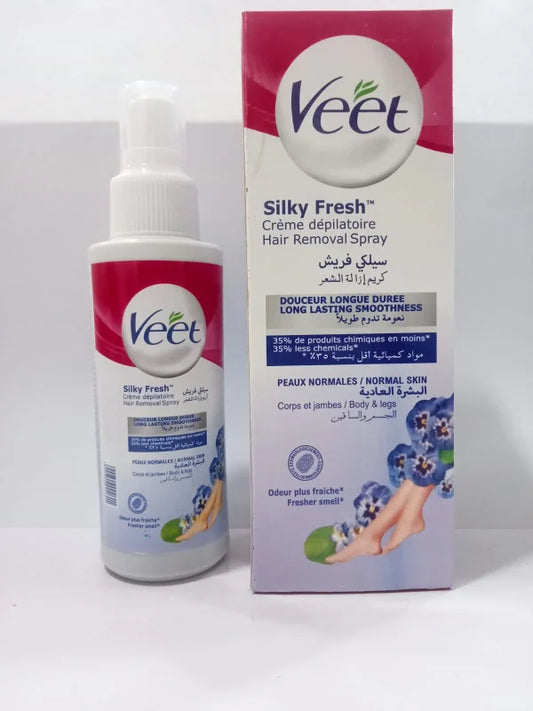 Veet Silk & Fresh Hair Removal Spray – Sensitive Skin Hair Remover for Women