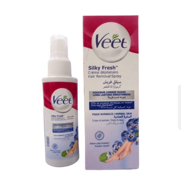 Veet Silk & Fresh Hair Removal Spray – Sensitive Skin Hair Remover for Women