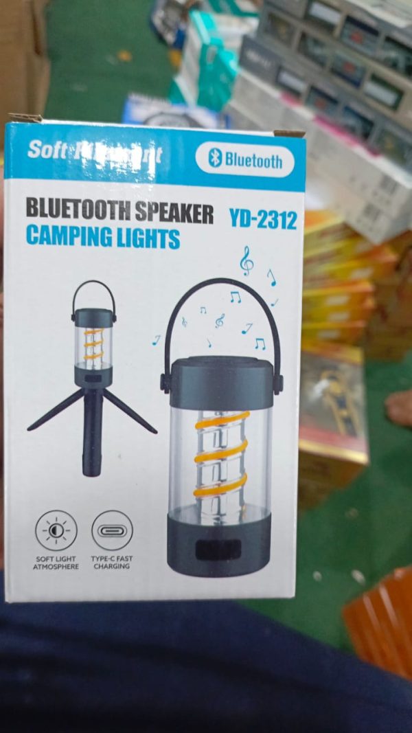 Wireless Speaker Lantern | Bluetooth Outdoor Stereo Lamp for Camping & Hiking