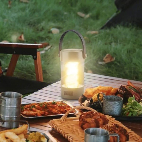 Wireless Speaker Lantern | Bluetooth Outdoor Stereo Lamp for Camping & Hiking
